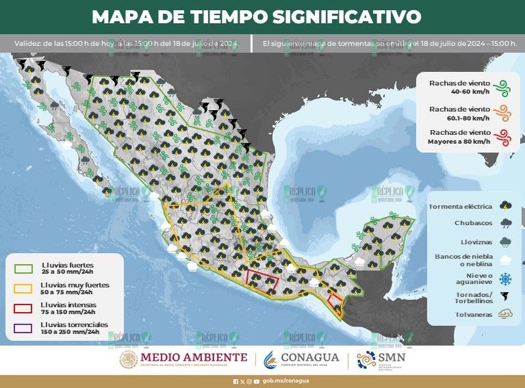 Un día más de lluvia en Quintana Roo