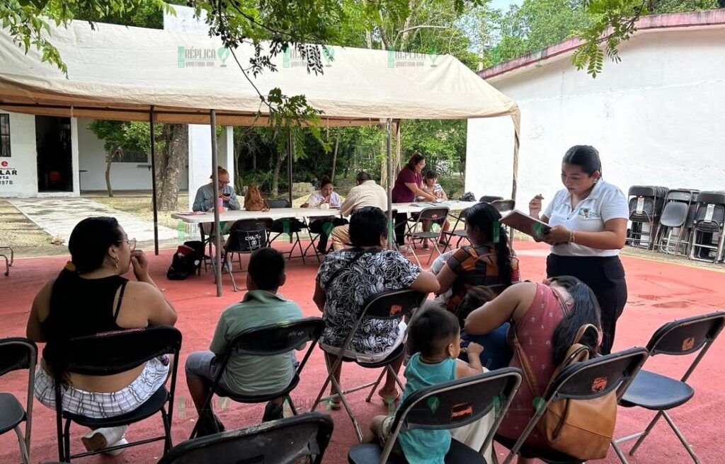 Lleva DIF Puerto Morelos el programa “Feria de Salud en Tu Colonia” a Leona Vicario y Central Vallarta