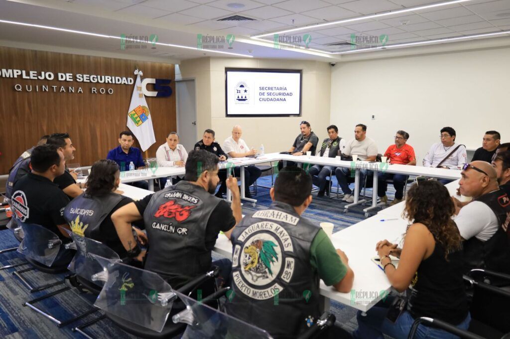 Diálogo constructivo entre motociclistas y autoridades en Quintana Roo para analizar reformas a la Ley de Movilidad