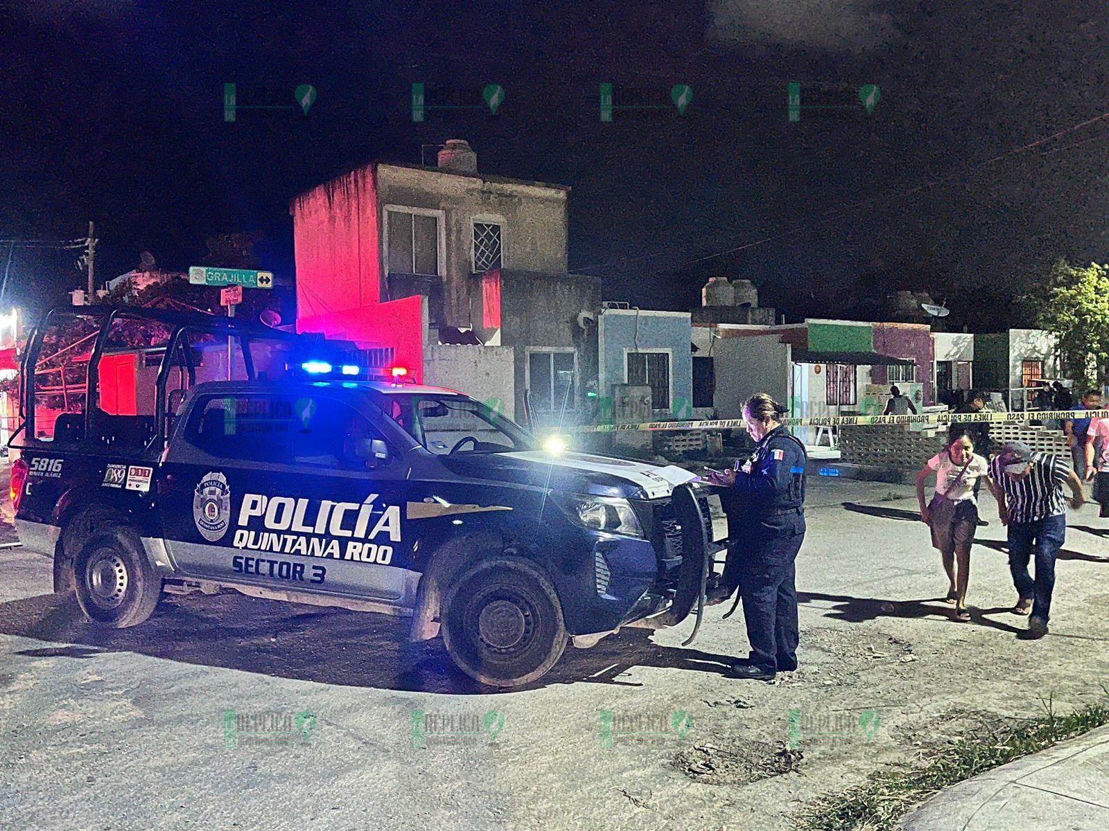 Ejecutan a un hombre en el fraccionamiento Galaxias del Sol de Cancún; detienen a atacantes