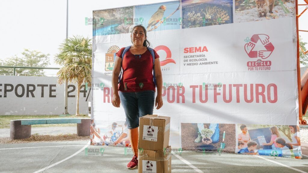 Continúa en Cancún el programa “Recicla por tu Futuro” impulsado por SEMA