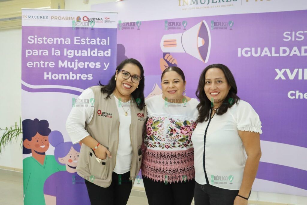 Sesiona el Sistema Estatal para la Igualdad entre Mujeres y Hombres en el Estado de Quintana Roo