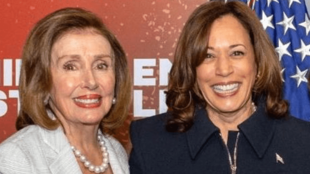 Nancy Pelosi apoya a Kamala Harris