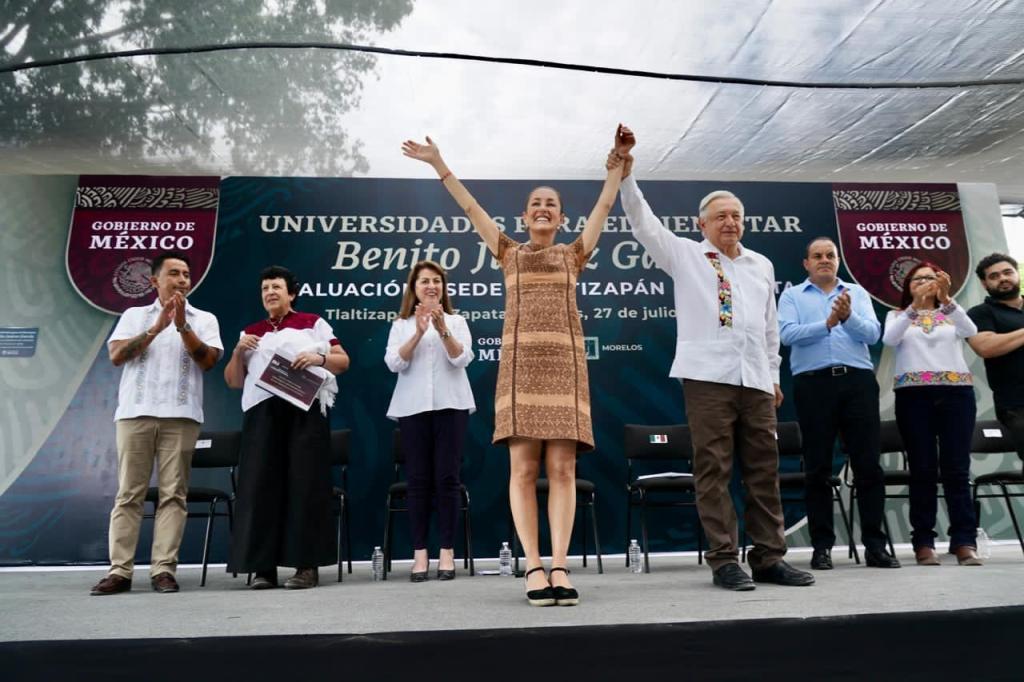 Claudia Sheinbaum, virtual presidenta electa, ofreció darle continuidad al programa de Universidades del Bienestar en todo el país.