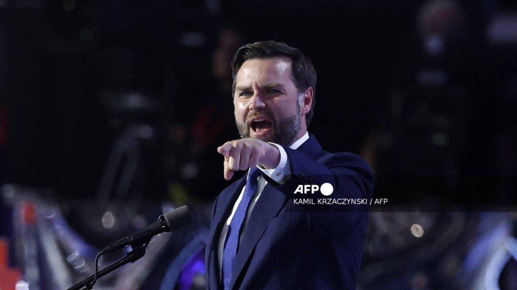 El senador J.D. Vance aceptó la nominación de Donald Trump como candidato a la vicepresidencia de Estados Unidos por el Partido Republicano