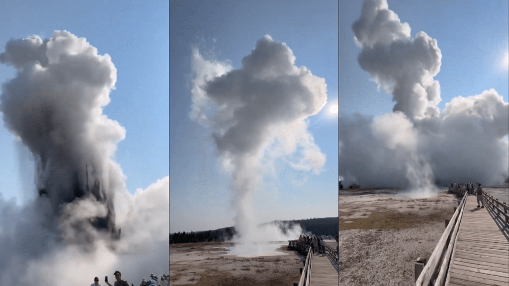 Explosión en Yellowstone