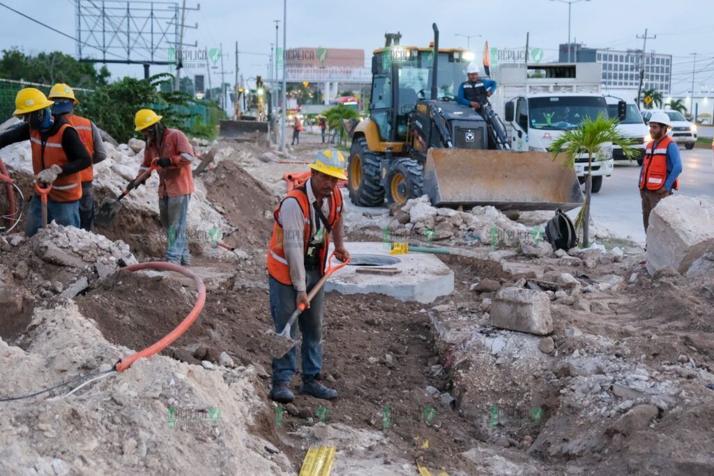 Avance del 60% en el cableado subterráneo del bulevar Colosio: Mara Lezama