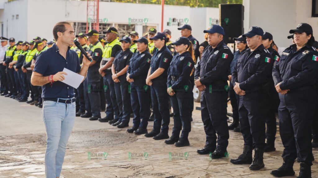 Diego Castañón refuerza con equipo táctico a la Secretaría de Seguridad de Tulum