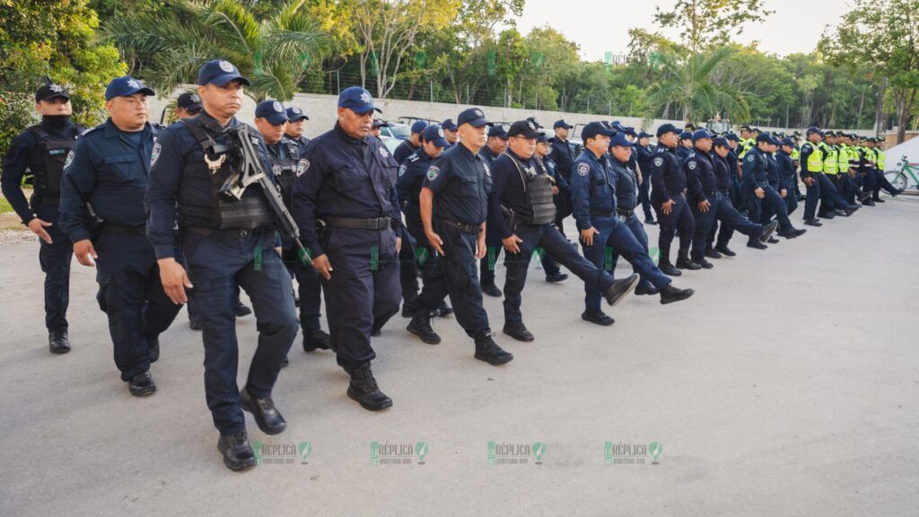 Diego Castañón refuerza con equipo táctico a la Secretaría de Seguridad de Tulum