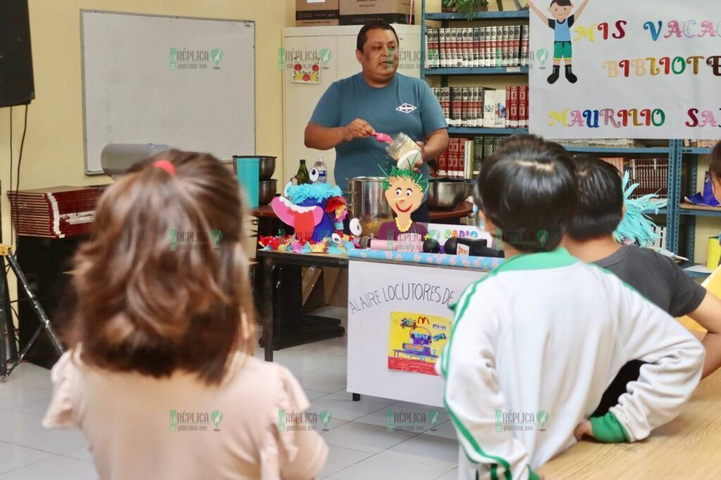 Concluye en Puerto Morelos el curso de verano “Mis Vacaciones en La Biblioteca 2024”