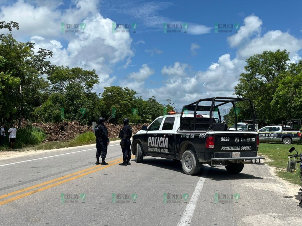 Hallan una cabeza humana en el libramiento Cancún-Mérida