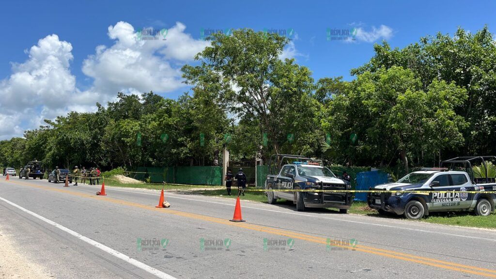 Hallan una cabeza humana en el libramiento Cancún-Mérida