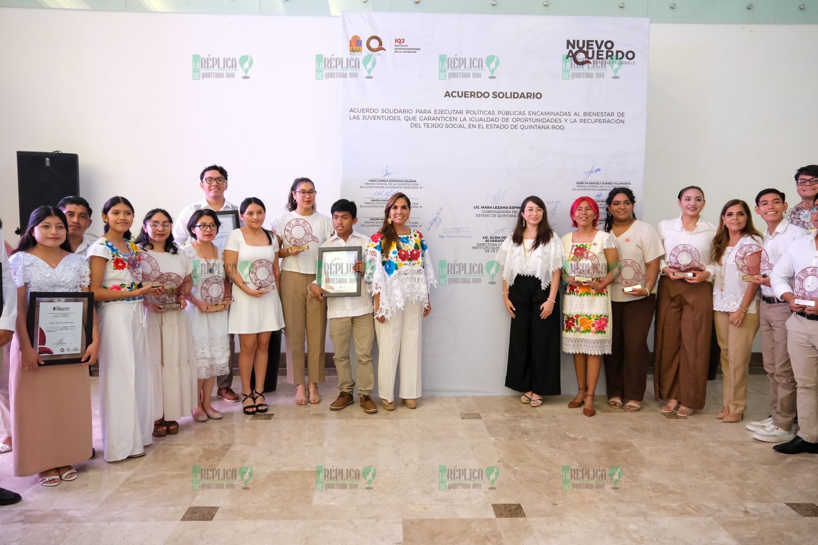 Gobernadora Mara Lezama reconoce e impulsa el talento quintanarroense a través del Premio Estatal de la Juventud 2024