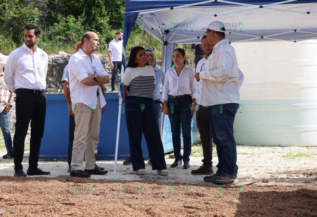 Inaugura Blanca Merari la primera planta para la transformación del sargazo, que cuenta con manifestación de impacto ambiental en Quintana Roo