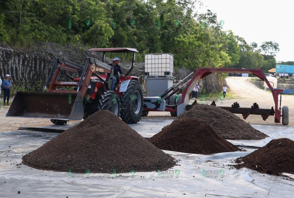 Inaugura Blanca Merari la primera planta para la transformación del sargazo, que cuenta con manifestación de impacto ambiental en Quintana Roo