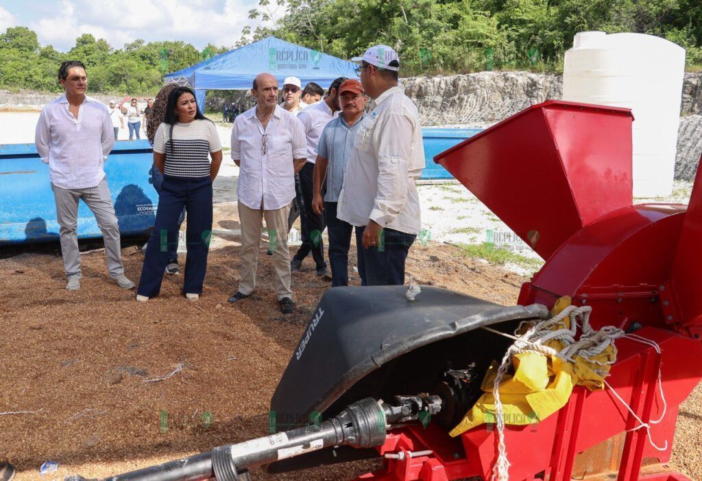 Inaugura Blanca Merari la primera planta para la transformación del sargazo, que cuenta con manifestación de impacto ambiental en Quintana Roo