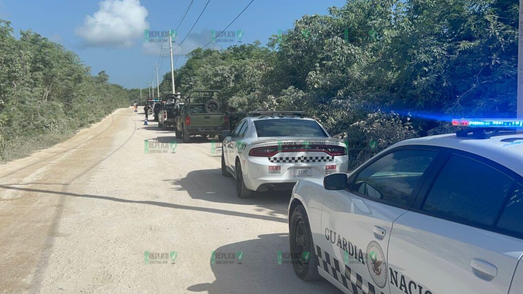 Encuentran un cuerpo ensabanado cerca de las obras del Tren Maya en Puerto Aventuras 
