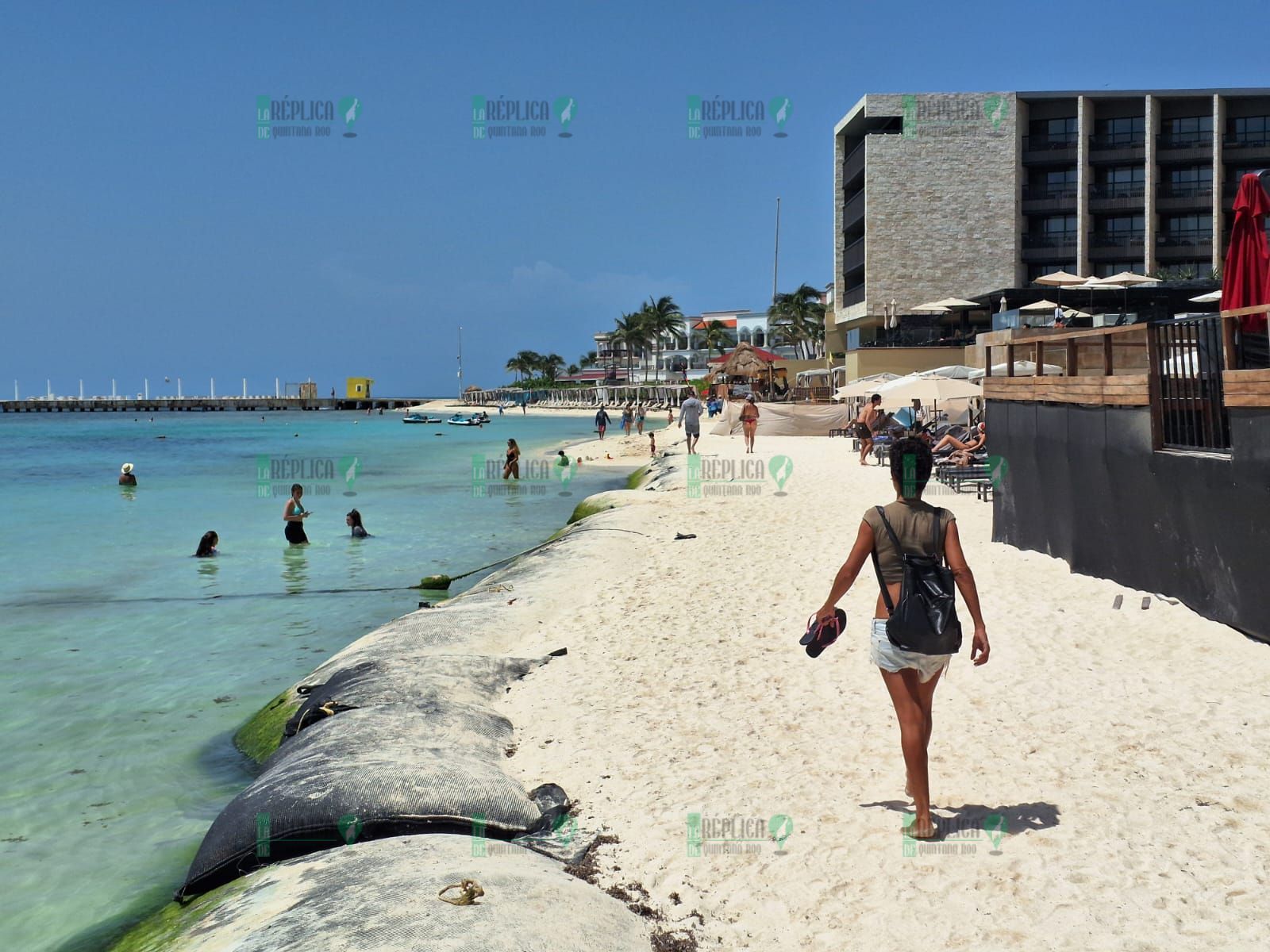 Denuncian ante Profepa extracción de arena del Hotel Grand Hyatt en Playa del Carmen