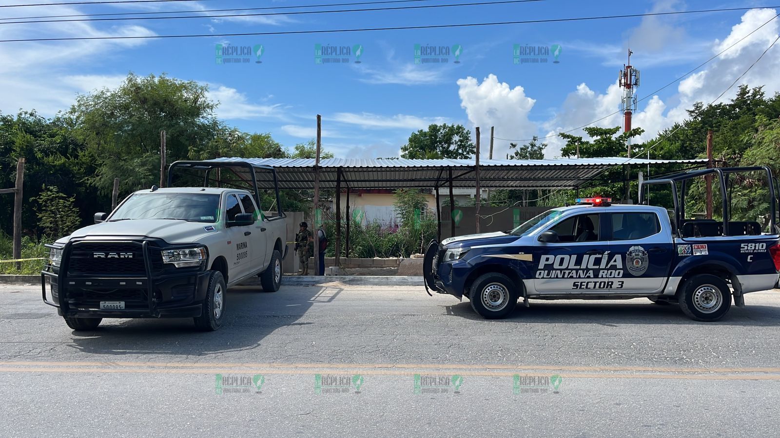 Abandonan un cuerpo ‘embolsado’ en un área verde de la Región 236 de Cancún