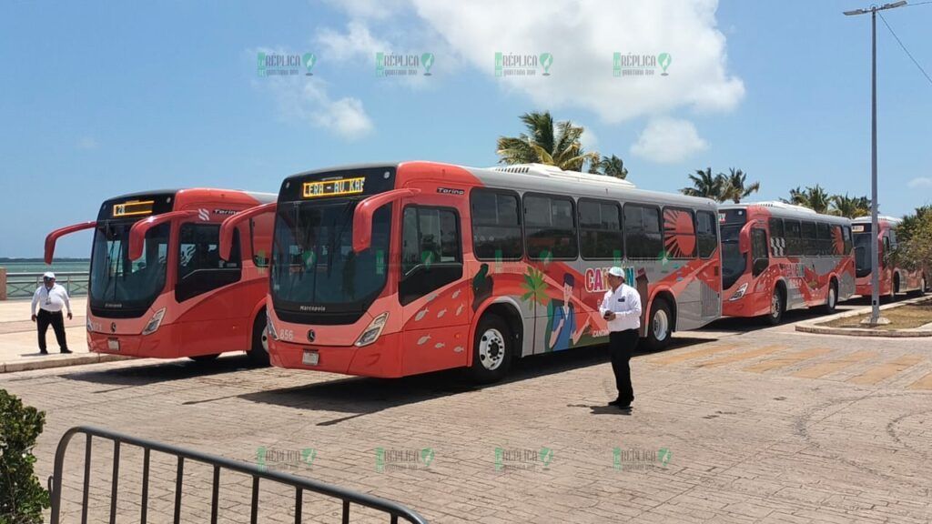 No descarta Ana Paty Peralta subsidio al transporte público en Cancún