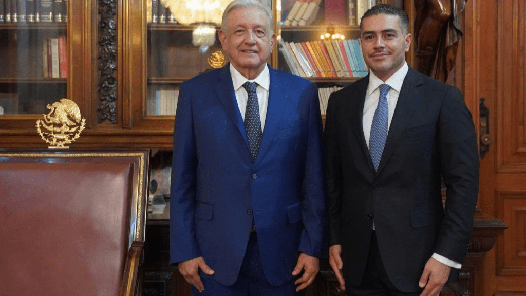 López Obrador recibió por primera vez al futuro titular de la Secretaría de Seguridad y Protección Ciudadana, Omar García Harfuch.