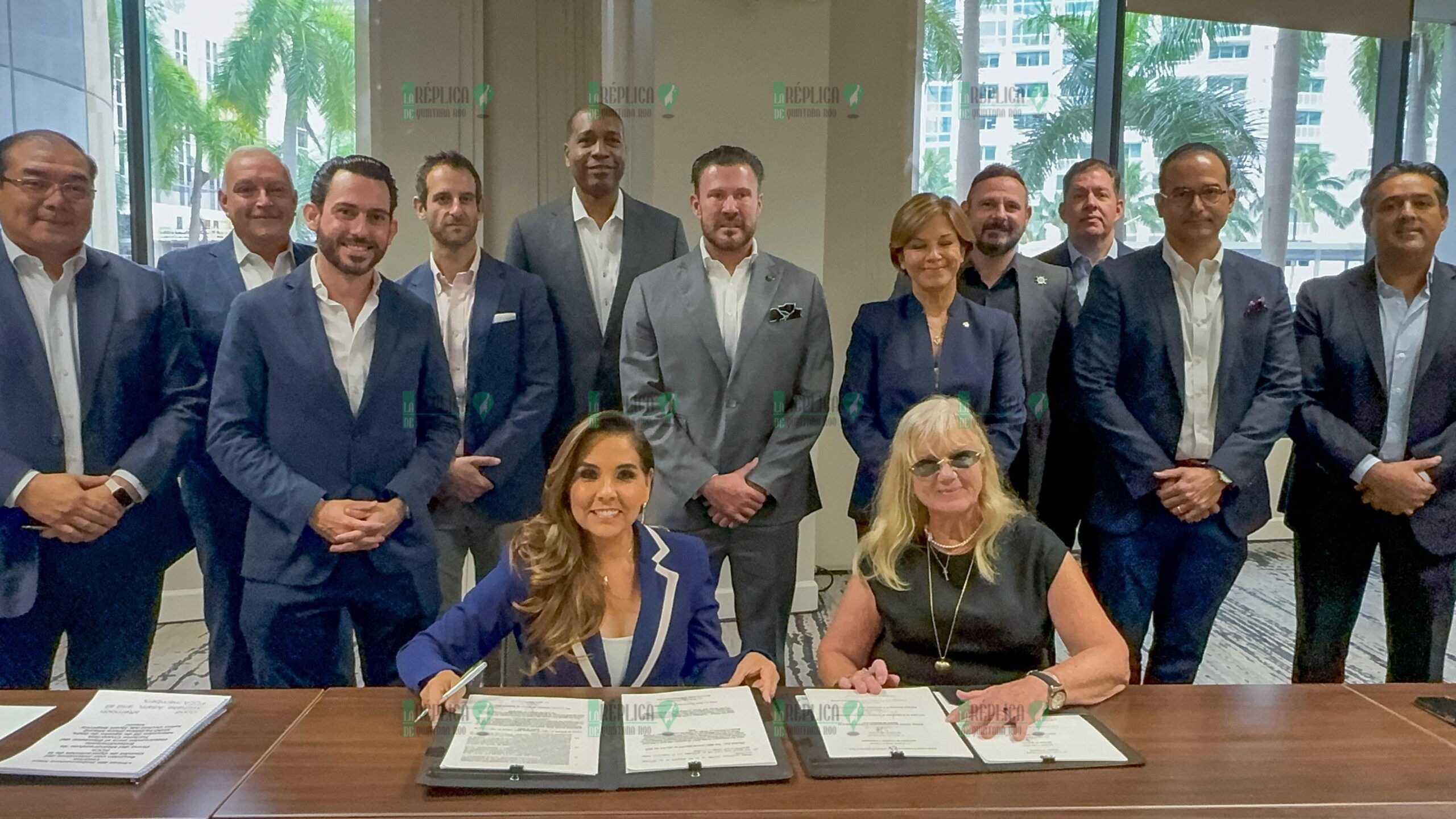 Mara Lezama firma con navieras un histórico fondo para turismo de cruceros, el cual mejorará la infraestructura, la prevención de desastres y la seguridad de Cozumel y Mahahual