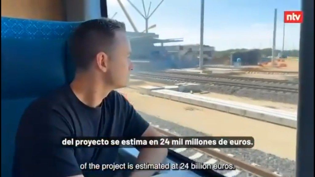 Foto: Captura de pantalla/ NTV de Alemania, realiza documental en desaprobación al Tren Maya