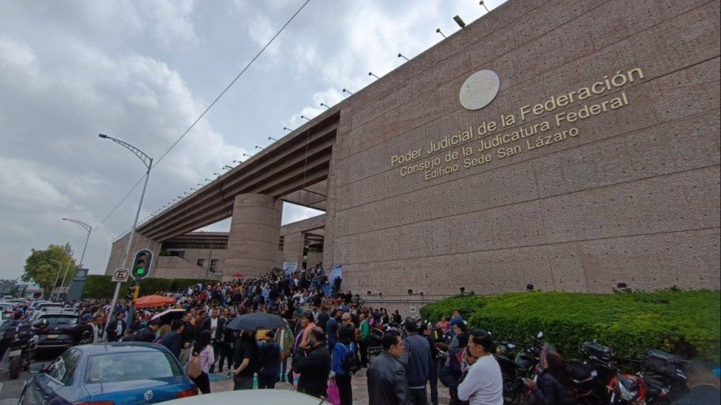 Foto: Jorge X. López/ Paro de trabajadores del Poder Judicial de la Federación