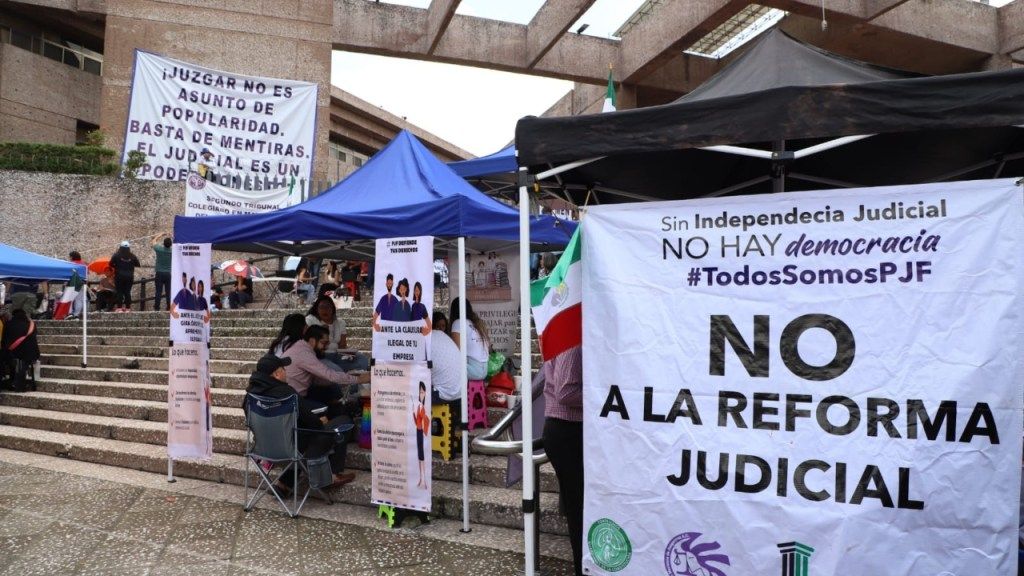 Foto: Gabriela Esquivel/ Movilizaciones en contra de la ley del Poder Judicial