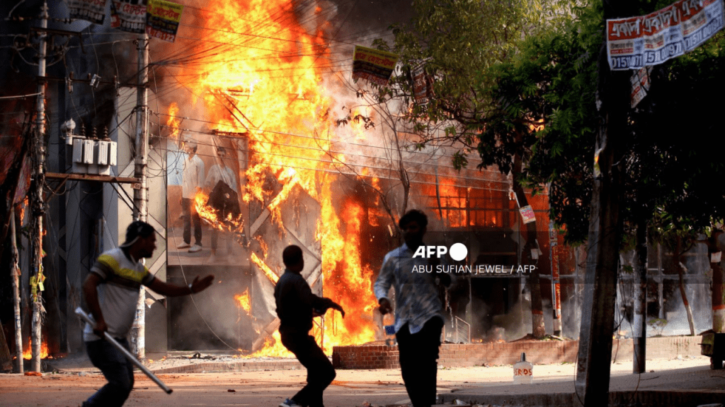 Protestas en Bangladesh