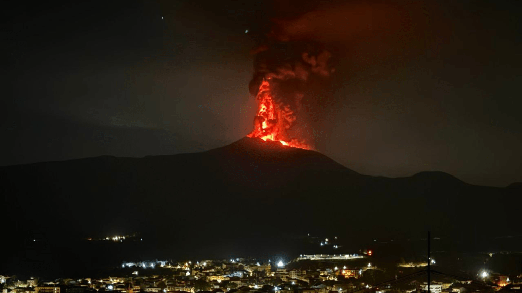 Erupción del volcán Etna