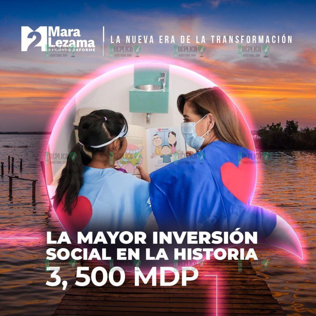 Mayor inversión social en la historia de Quintana Roo, 3 mil 500 mdp: Mara Lezama