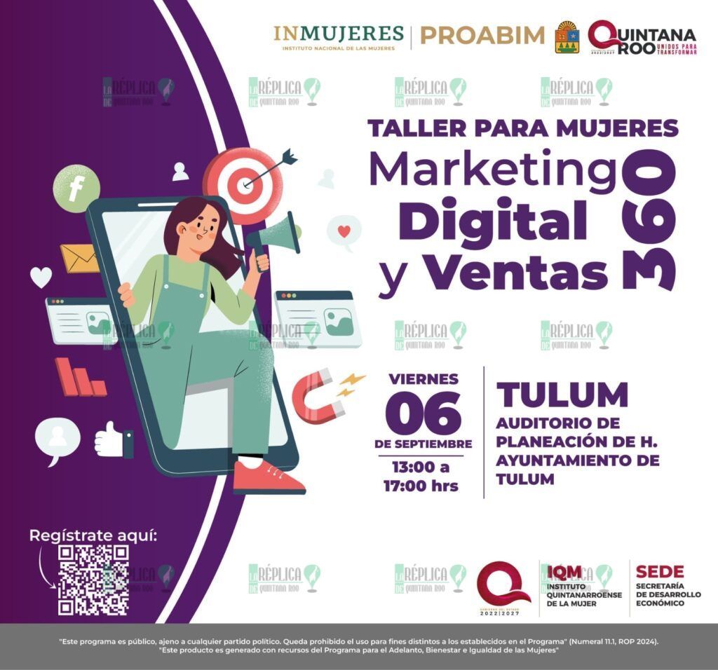 IQM promueve la autonomía económica de las mujeres con el taller de Marketing Digital y Ventas 360°