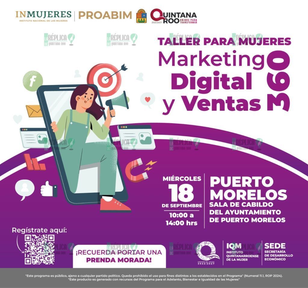 IQM promueve la autonomía económica de las mujeres con el taller de Marketing Digital y Ventas 360°