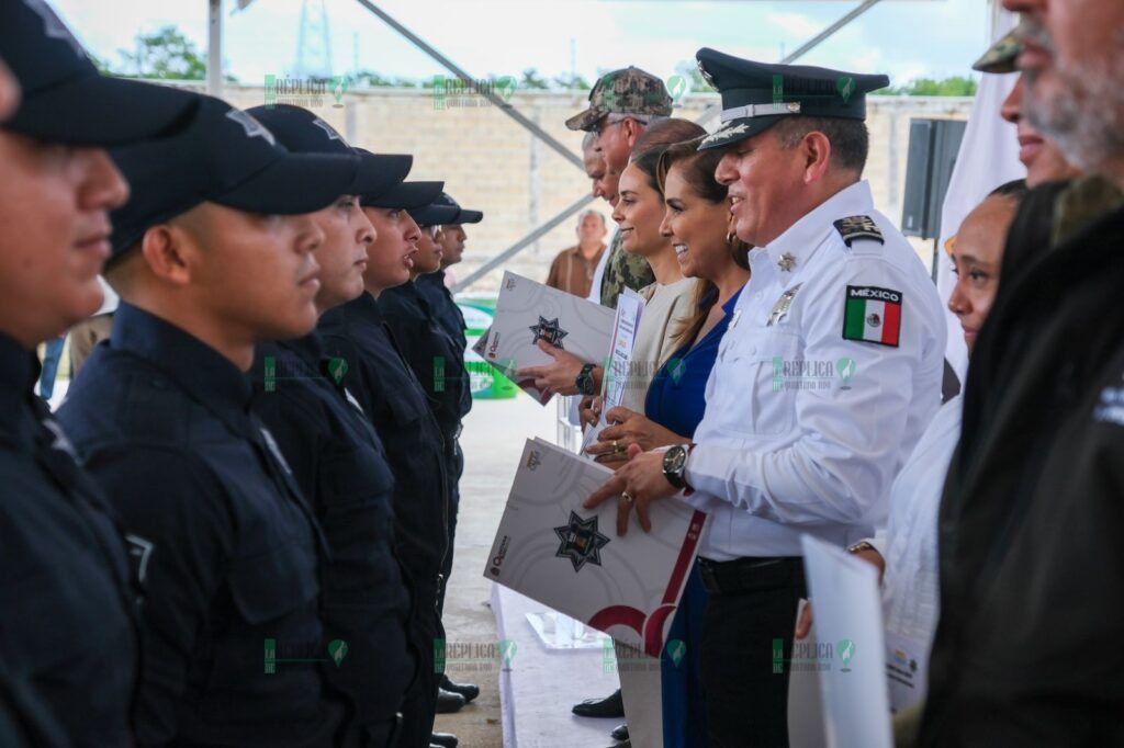 Suma Quintana Roo a 101 nuevos elementos policiales capacitados y comprometidos con la ciudadanía: Mara Lezama