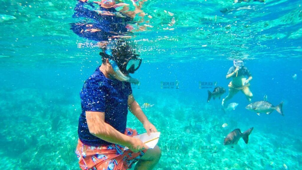 “Jóvenes por la Conservación” participan en el programa de Monitoreo de Peces Arrecifales de la Fundación de Parques y Museos