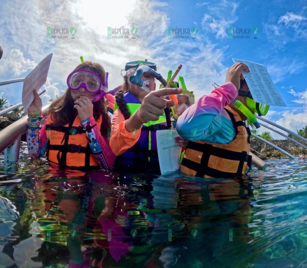 “Jóvenes por la Conservación” participan en el programa de Monitoreo de Peces Arrecifales de la Fundación de Parques y Museos