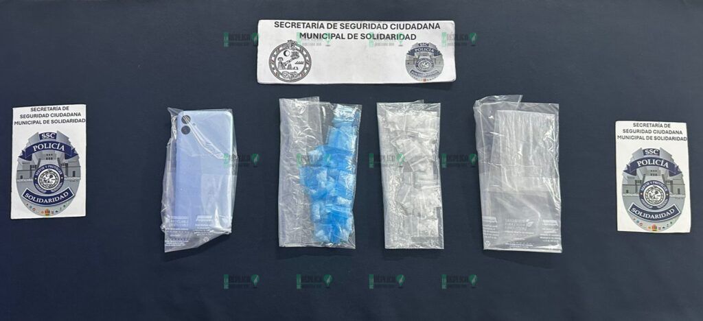 Detiene Policía Municipal a un hombre con 67 posibles dosis de narcotráfico