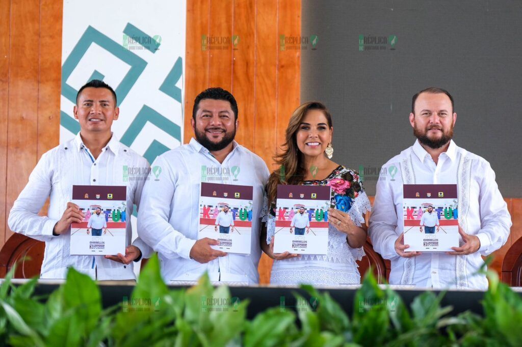 Asiste Mara Lezama al Tercer Informe del presidente municipal de Lázaro Cárdenas, Orlando Emir Bellos Tun