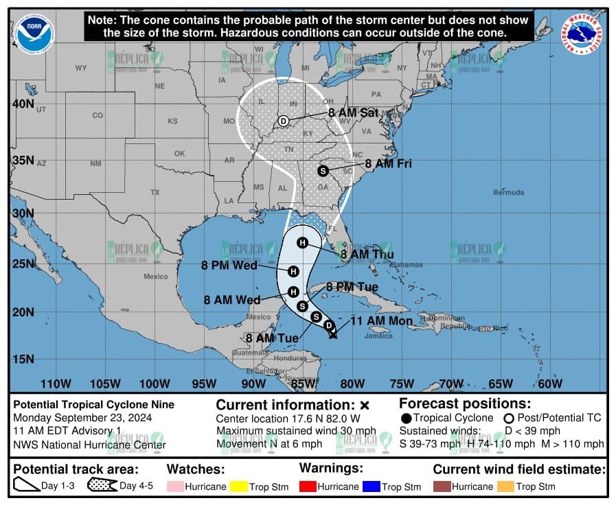 Protección civil de Puerto Morelos da puntual seguimiento a evolución de fenómeno hidrometeorológico en el Caribe