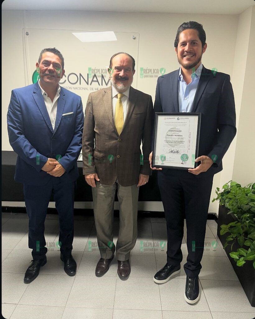 Recibe Puerto Morelos certificado de ingreso al programa de reconocimiento y operación del sistema de apertura rápida de empresas