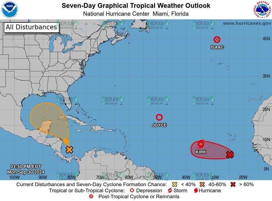 Se forma zona de baja presión; se encamina hacia Quintana Roo