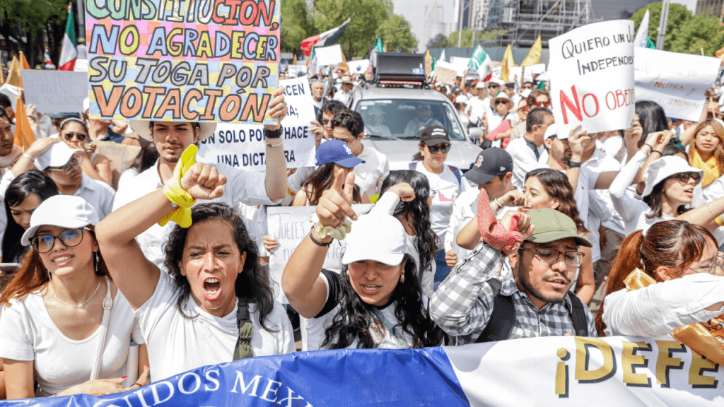 Marcha contra la Reforma Judicial