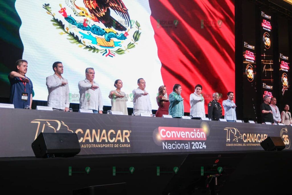 Inaugura Mara Lezama convención nacional de CANACAR; destaca la inclusión femenina en el autotransporte de carga