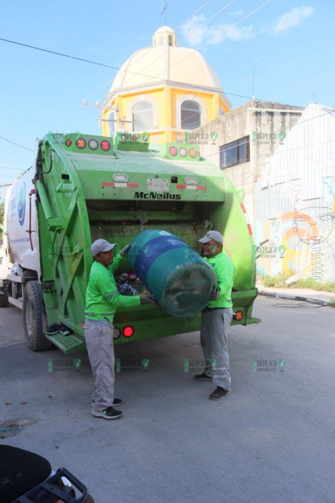 Se presta de manera regular la recolección de desechos sólidos en Puerto Morelos