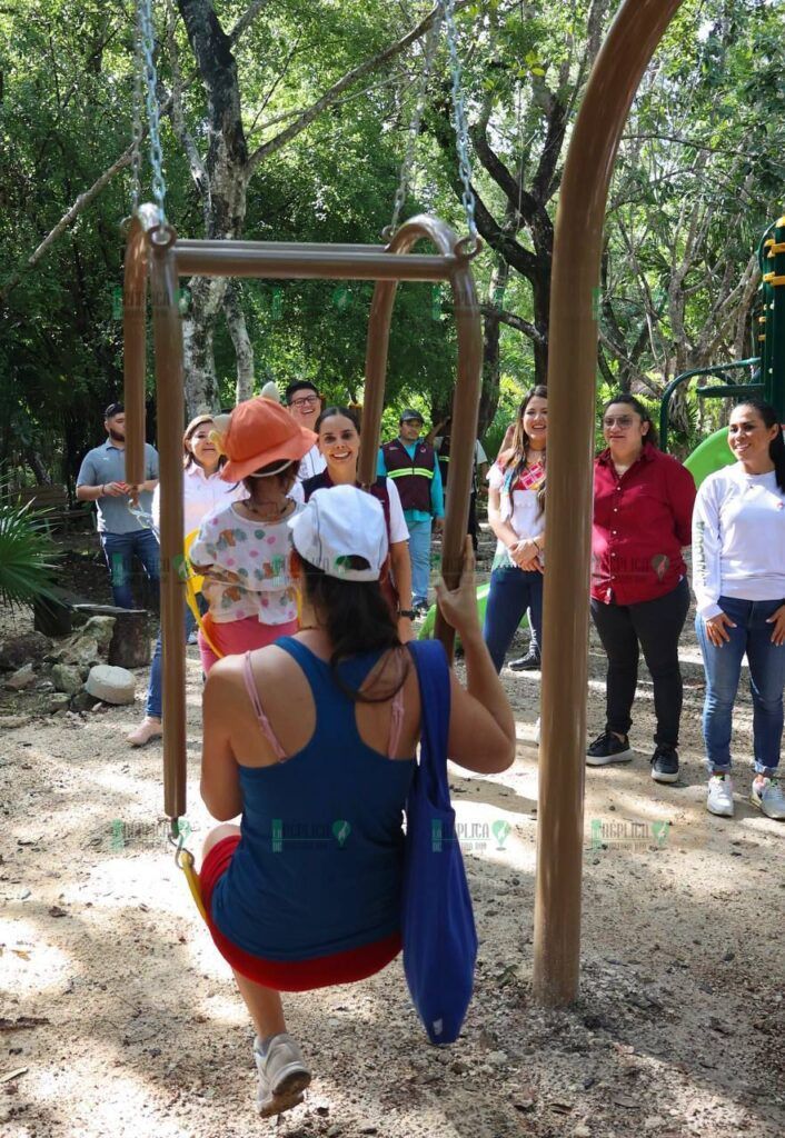 Renueva gobierno de Ana Paty Peralta espacios en Parque Estatal Kabah