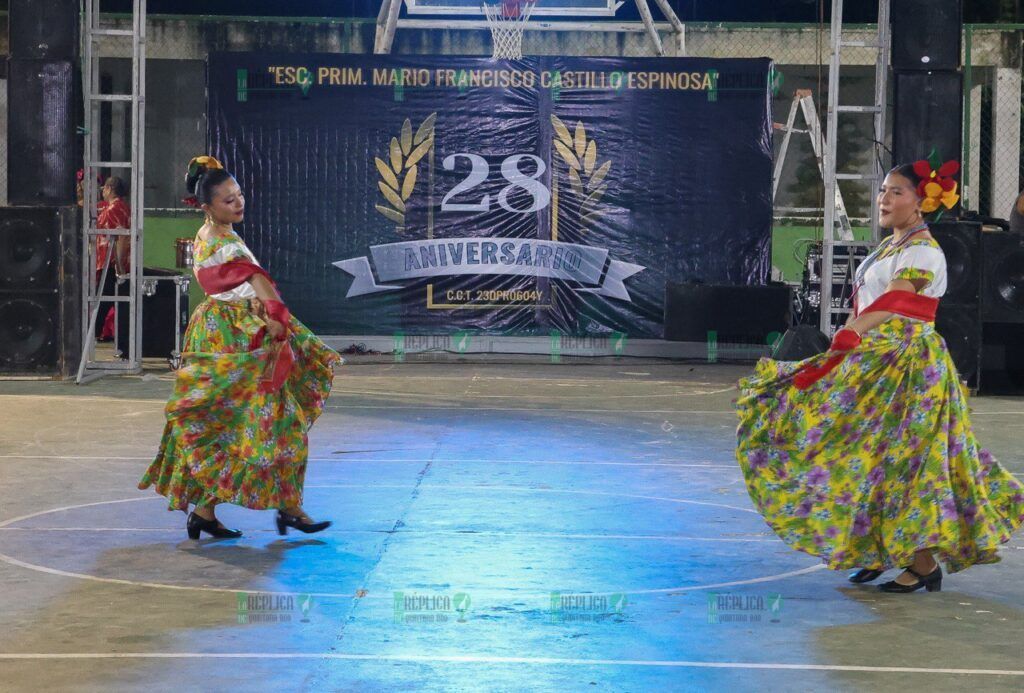 Celebran el 28 aniversario de la escuela “Mario Francisco Castillo Espinosa”, en Leona Vicario