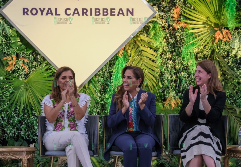 Encabeza Mara Lezama anuncio de 600 mdd en inversión de Royal Caribbean Group para el redesarrollo del puerto en Mahahual