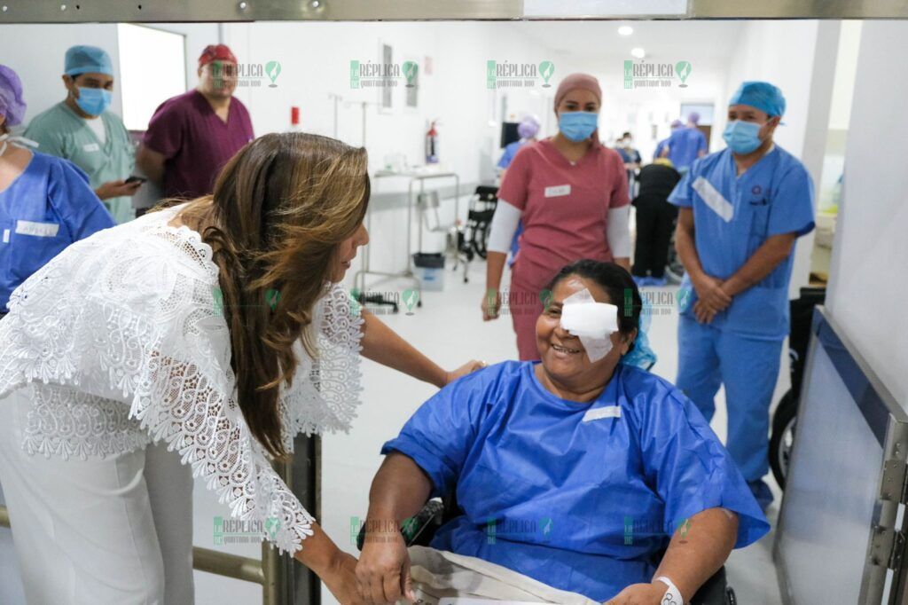 Impulsa Mara Lezama jornada humanista de cirugía de cataratas gratuitas