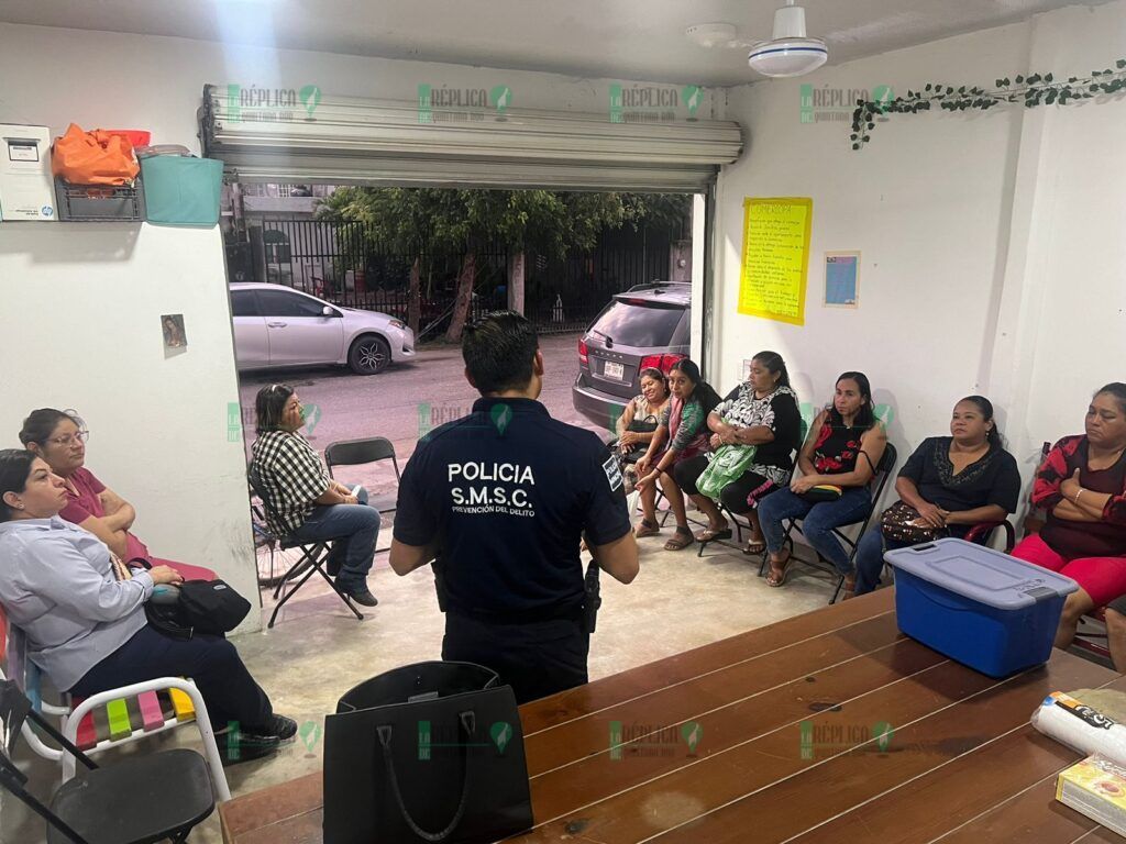 Fomenta Policia de Puerto Morelos la proximidad social para reforzar la construcción de la paz